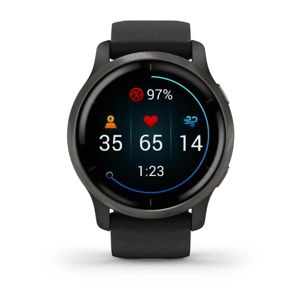 Đồng Hồ Garmin Venu 2 Đen 45mm